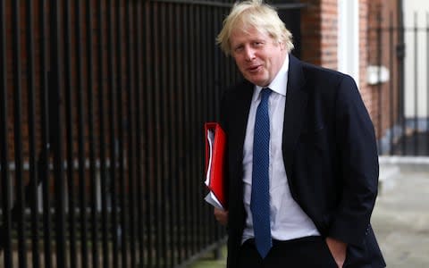 Britain's Foreign Secretary Boris Johnson leaves Downing Street - Credit: Simon Dawson/Reuters