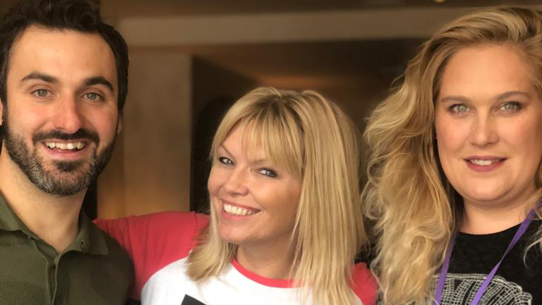 Comedians Patrick Monahan and Lucy Frederick chatted to Kate Thornton on podcast White Wine Question Time.