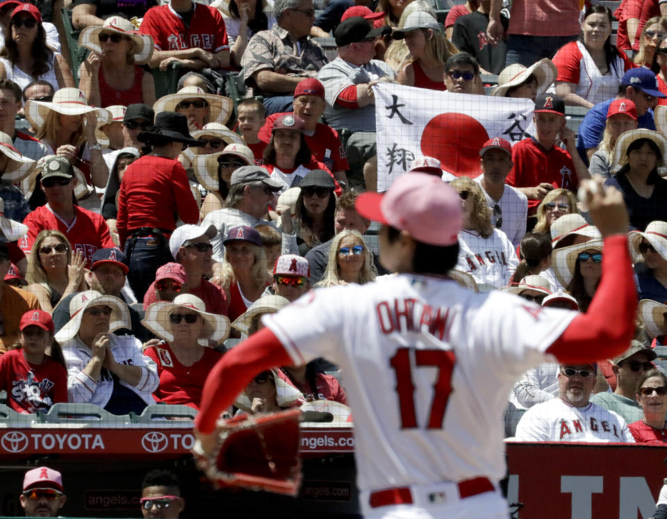 Shohei Ohtani impressed at least one player on the Twins during his dominant start Sunday. (AP Photo)