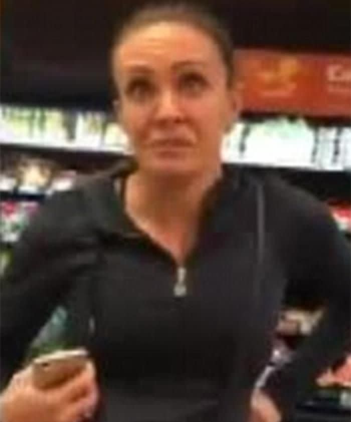 Michelle Bridges in Woolworths. Photo: Liam Mendes / A Current Affair