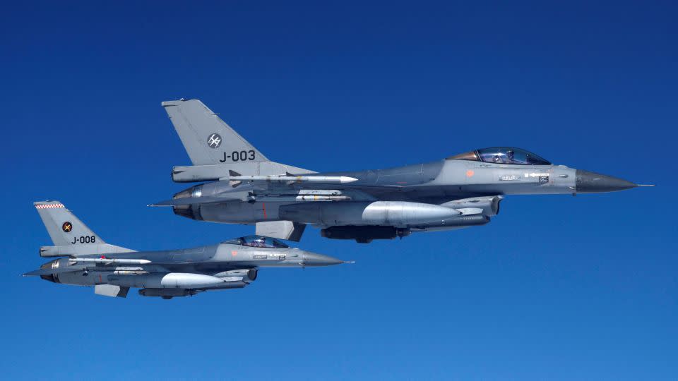Netherlands' Air Force F-16s.
 - Piroschka van de Wouw/Reuters