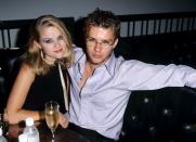 <p>On the set of her next big film, <em>Cruel Intentions</em>, Witherspoon and Ryan Phillippe began dating and were soon Hollywood's "It" couple. The two met before working together, at Reese's 21st birthday party. "I don't know what came over me—maybe the seven Midori sours—but I told [Phillippe], 'I think you're my birthday present. He thought it was so flattering, and now that I think about it...how embarrassing!" Witherspoon told <em><a href="https://web.archive.org/web/20040817214512/http://rwitherspoon.tripod.com/jane_1998.htm" rel="nofollow noopener" target="_blank" data-ylk="slk:JANE Magazine;elm:context_link;itc:0;sec:content-canvas" class="link ">JANE Magazine</a></em> in 1998. </p>