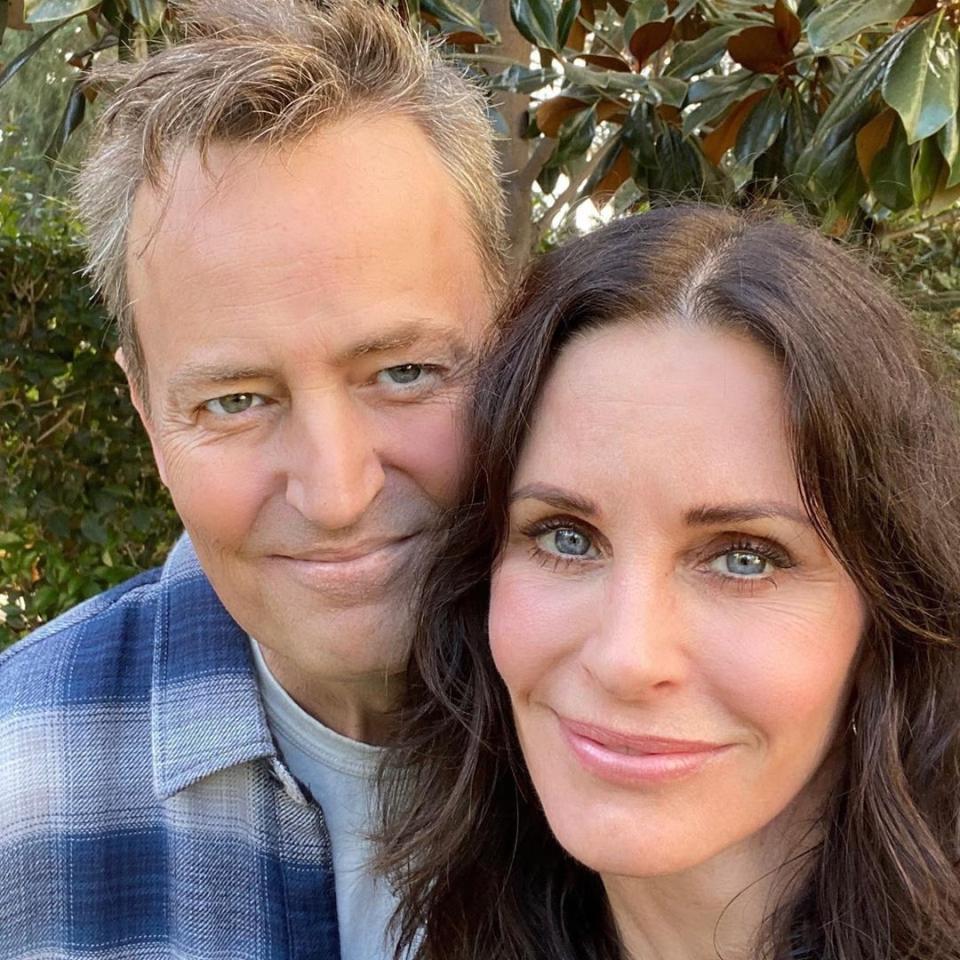 Matthew Perry and Courteney Cox