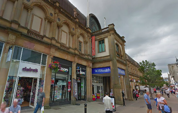 The attack took place outside Victoria Shopping Centre in Harrogate. (Google)