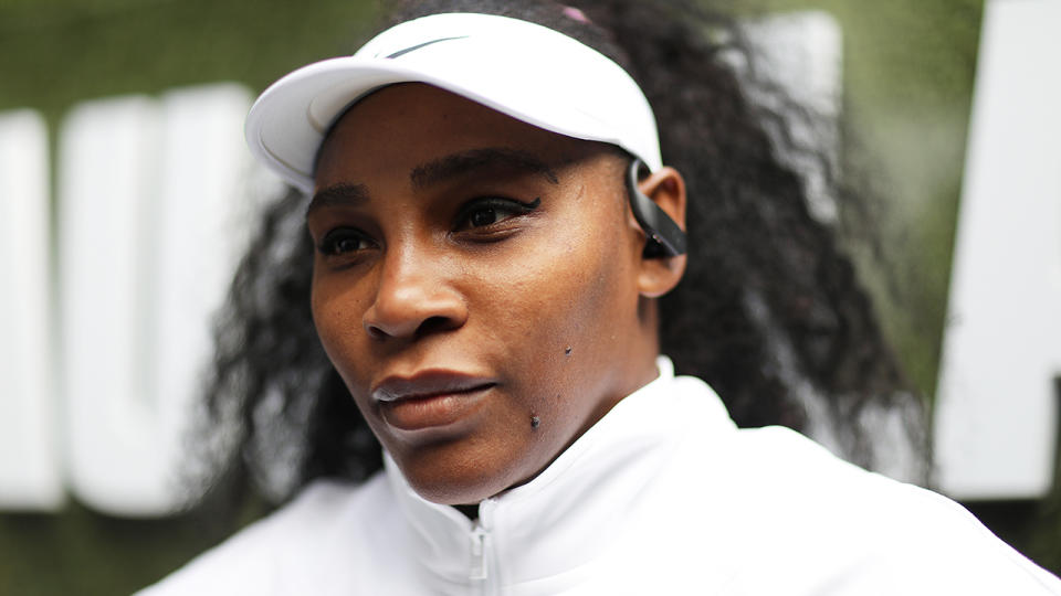 Serena Williams, pictured, says she has been 'devastated' to learn of the impact the Australian bushfire disaster has had on the country.