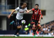 <p>Harry Kane launches another attack</p>