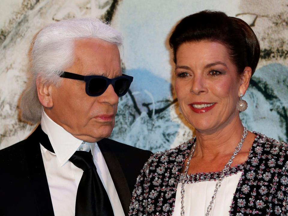 Karl Lagerfeld and Princess Caroline of Hanover