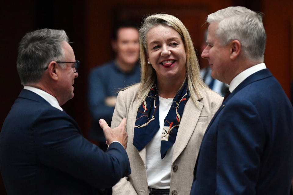 Joel Fitzgibbon, Senator Bridget McKenzie and Michael McCormack