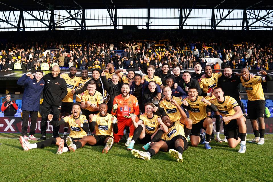 Maidstone won at Ipswich, who were flying high in the Championship (PA Wire)