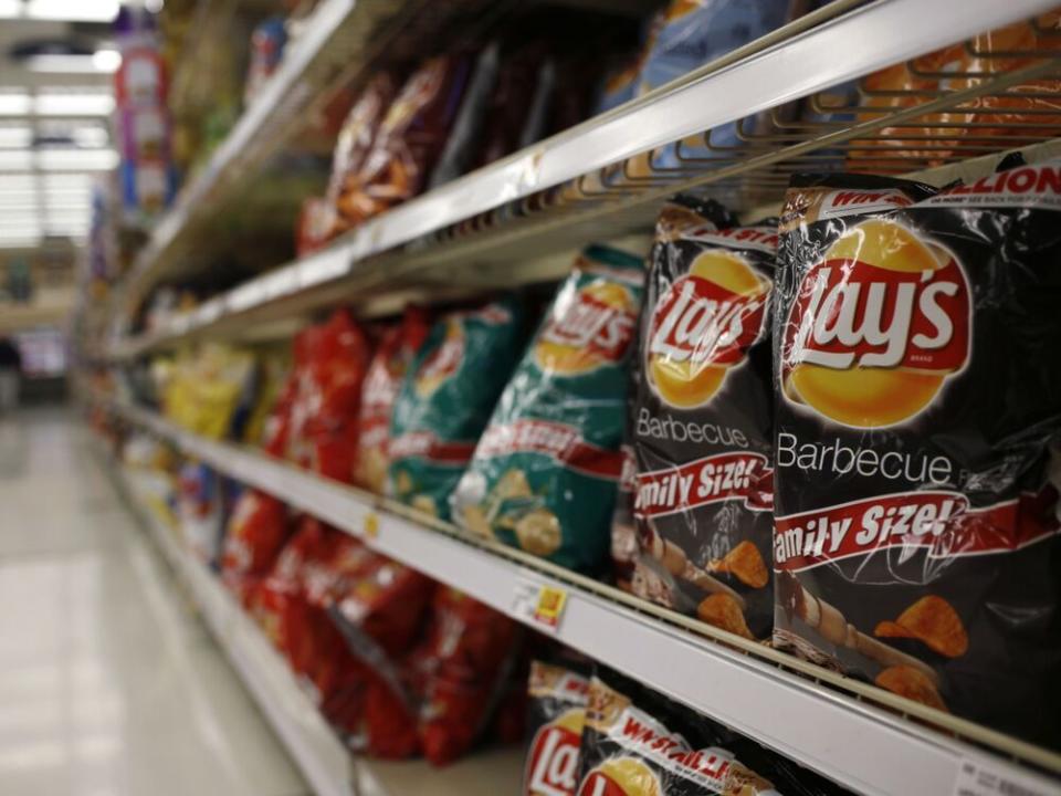  Frito-Lay potato chips at a grocery store in the United States.