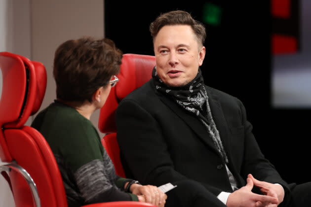 Elon Musk and Kara Swisher