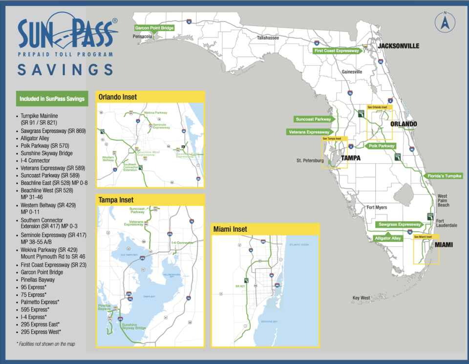 Los conductores que tienen SunPass, E-Pass, Uni y LeeWay y viajan con frecuencia por las carreteras con peaje de Florida pueden obtener un descuento en su factura a partir del 1 de septiembre si tienen al menos 40 transacciones de peaje por mes.