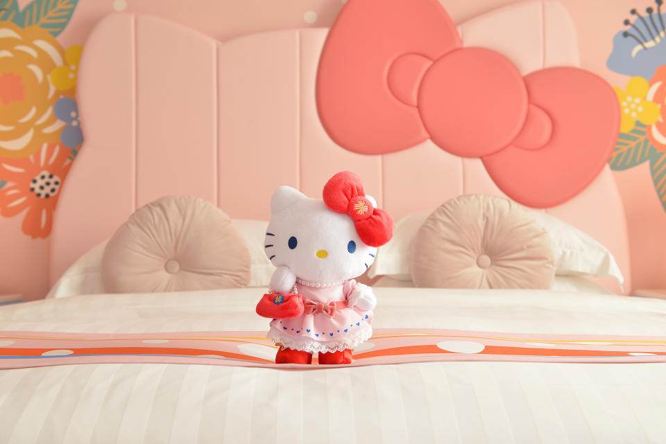 入住贈 Hello Kitty 玩偶 1 隻（圖片來源：高雄漢來）