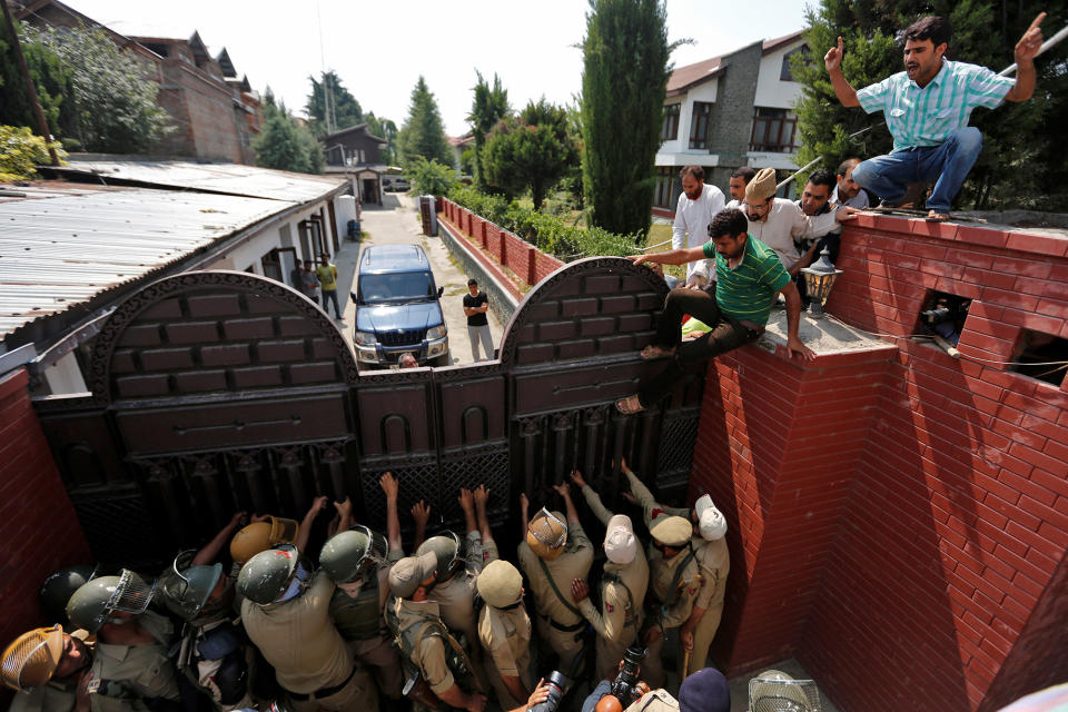 Protesta in Srinagar