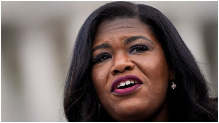 Rep. Cori Bush (D-MO) (Photo by Drew Angerer/Getty Images)