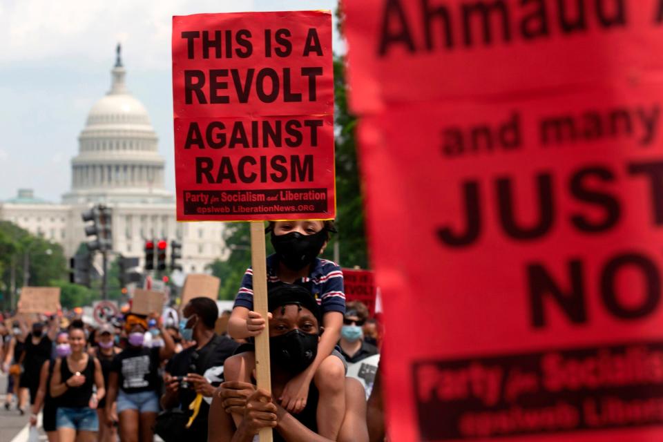 Protesters in Washington (AFP via Getty Images)