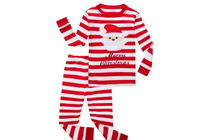 Red Stripe Christmas Pajamas