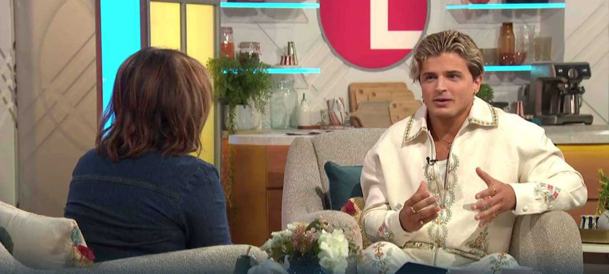 Nikita Kuzmin on Lorraine . (ITV)