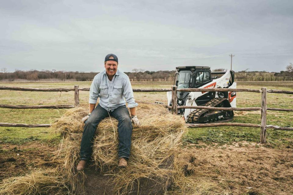 <p>Chip Gaines for Bobcat</p>