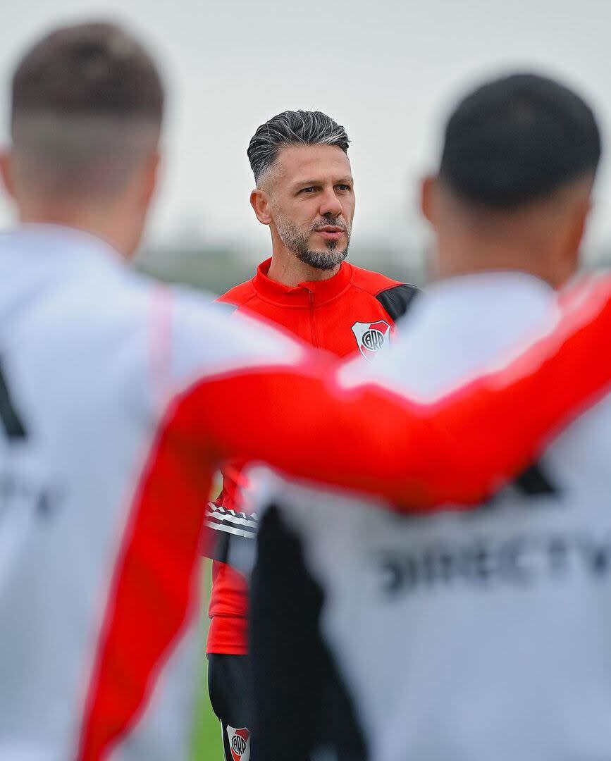 Martín Demichelis, en la pretemporada de River