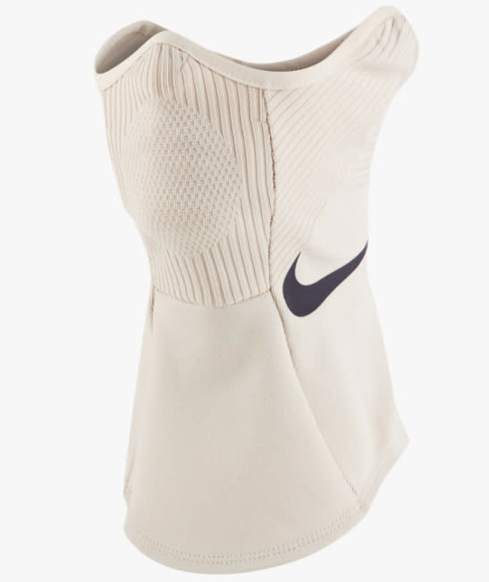 nike cream snood neck gaiter