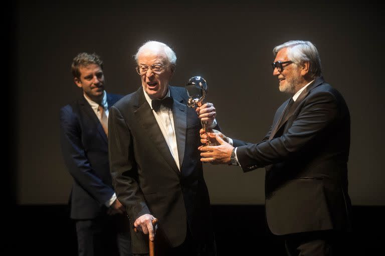 Michael Caine recibió en agosto pasado el premio a la trayectoria en el festival de Karlovy Vary