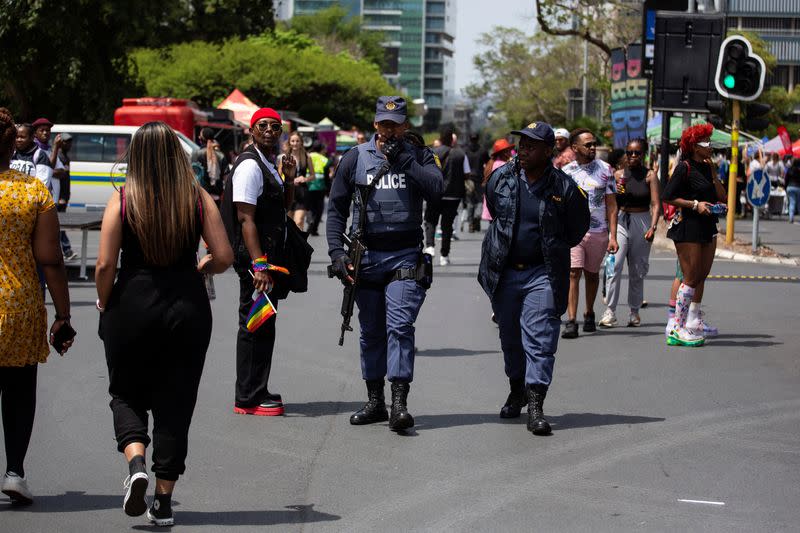 Johannesburg LGBT+ Pride march takes place despite U.S. terrorism warning