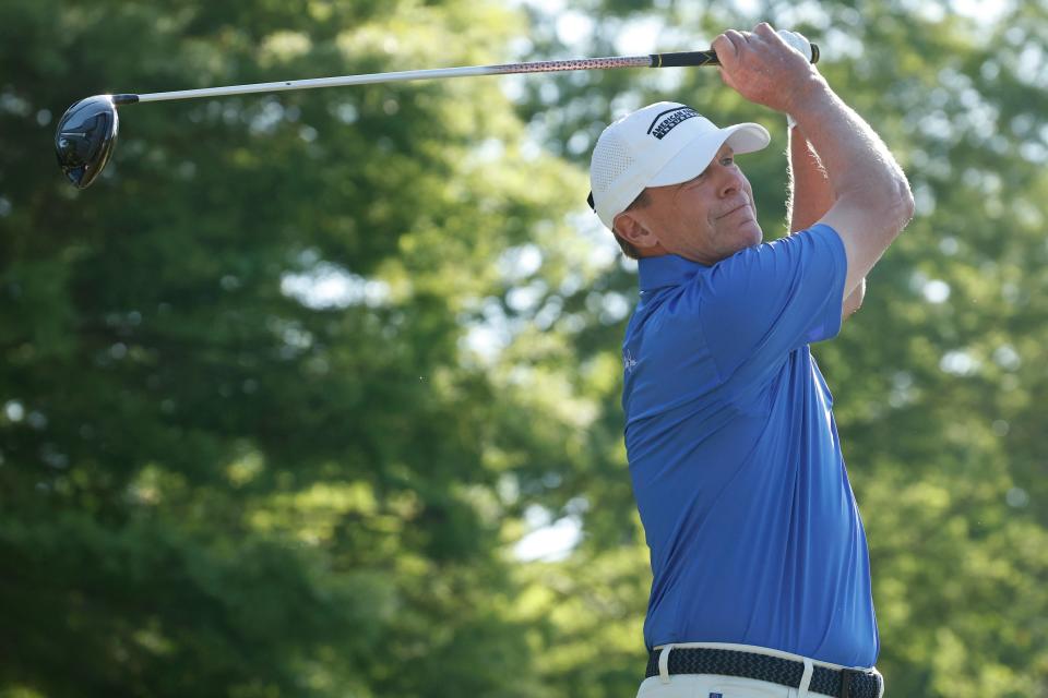Steve Stricker, host of the AmFam Championship in Madison, will return this year as the defending champion.