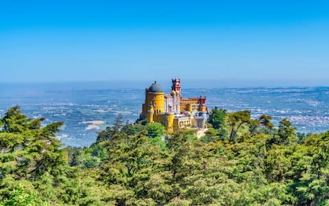 Sintra is one of Lisbon's best-known day trips - Credit: istock