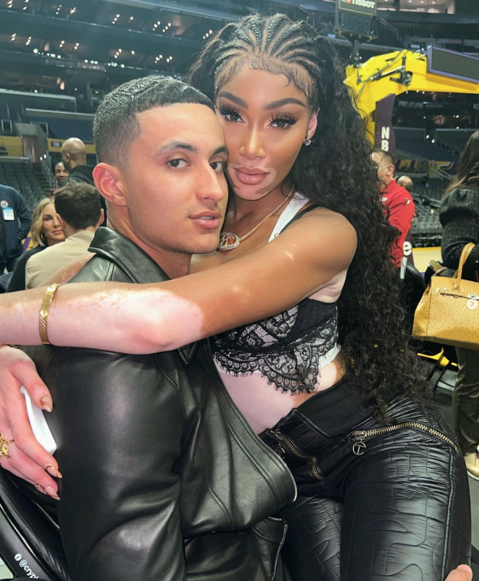 Winnie Harlow and Kyle Kuzma