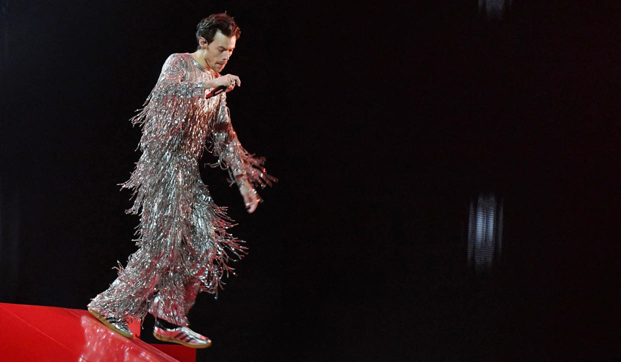 Harry Styles performs on stage during the 65th Annual Grammy Awards (Valerie Macon / AFP - Getty Images)