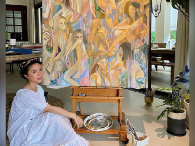 New exhibit shows new portrait of Heart Evangelista as painter • The Market  Monitor