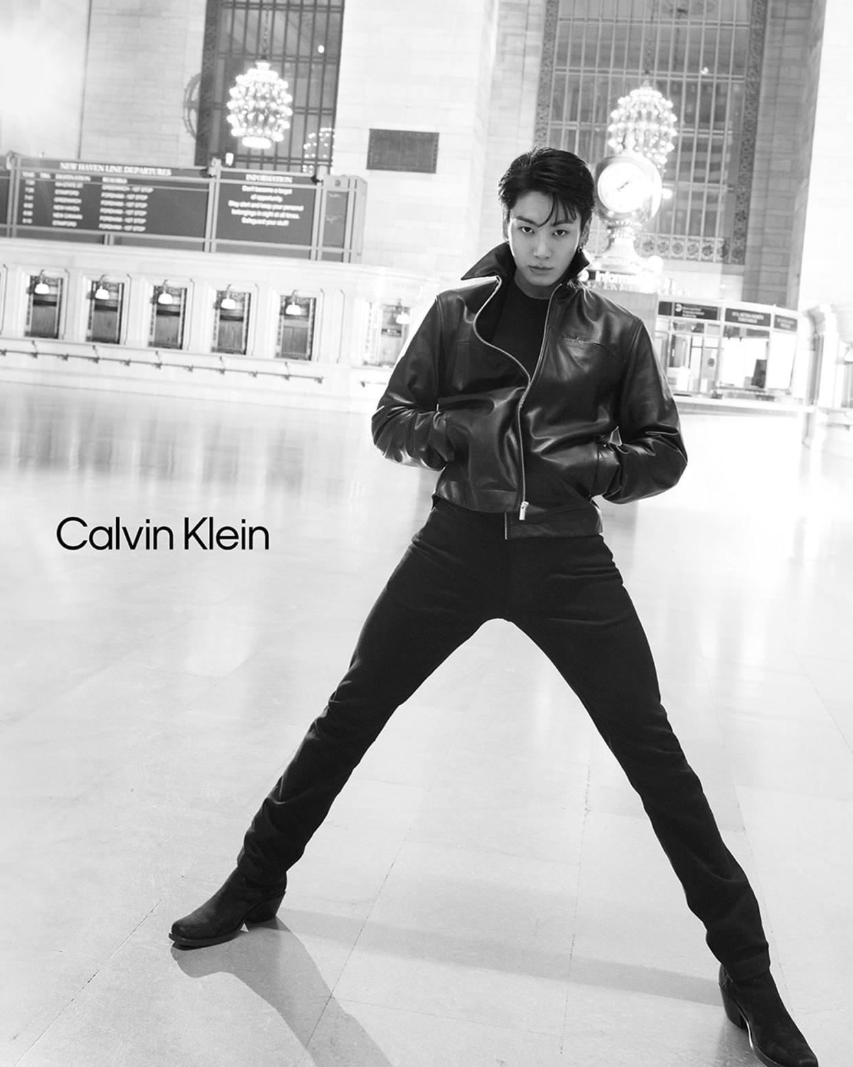 Jungkook in Calvin Klein campaign. (Courtesy Mert Alas)