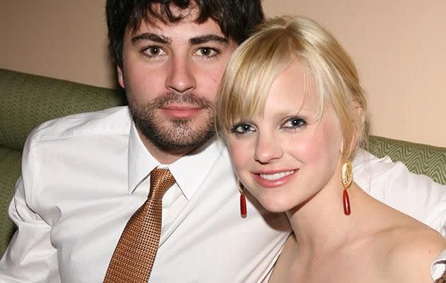 Anna Faris and her first husband, Ben Indra. Source: Getty