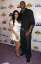 Lakers guard Kobe Bryant, right, arrives with ex-wife Vanessa at Club Nokia on June 18, 2009, in Los Angeles. (Photo by Alberto E. Rodriguez/Getty Images)