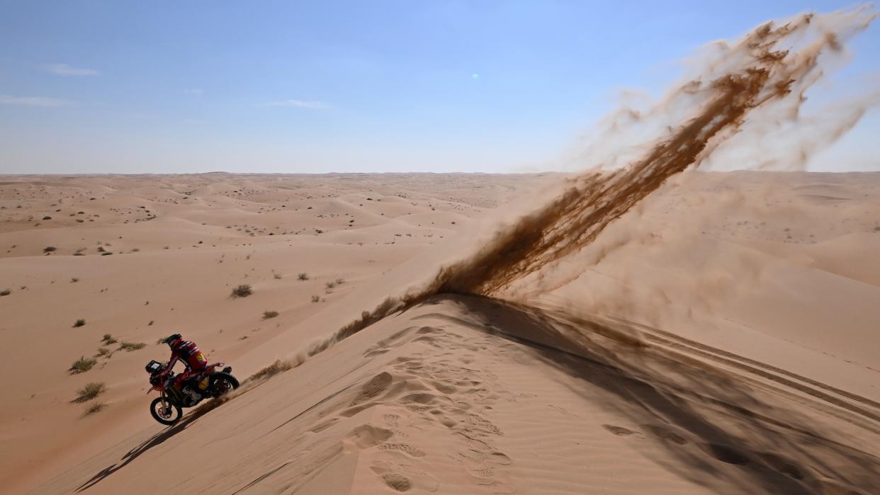 Chilean biker Pablo Quintanilla during Stage 5 of 12. (Patrick Hertzog/AFP via Getty Images) 