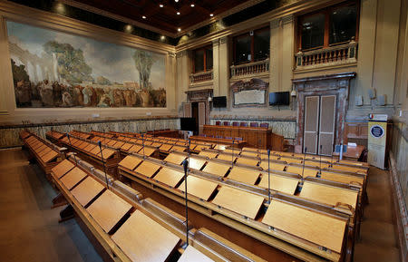 The "Little parliament" of CNEL (National Council for Economics and Labour) is seen in Rome, November 24, 2016. REUTERS/Max Rossi