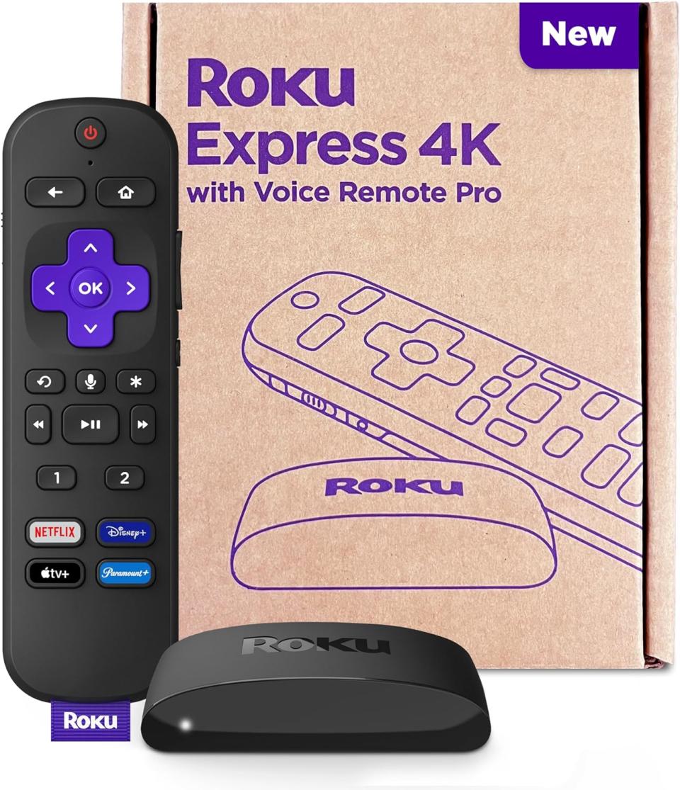 30% off Roku Express 4K with Voice Remote Pro, now $34.99 (was $49.99) 