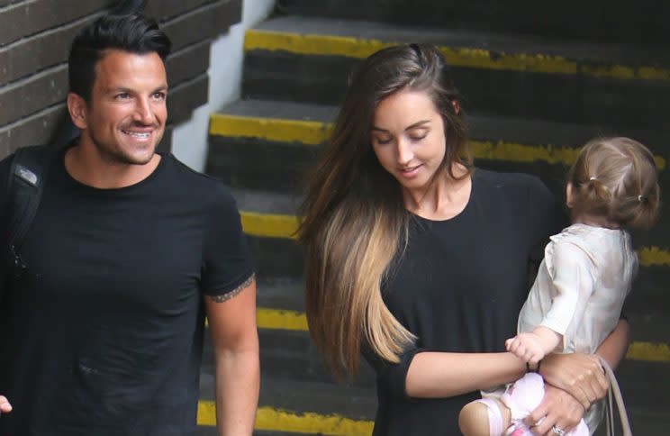 Peter Andre and Emily MacDonagh (Rocky/WENN)