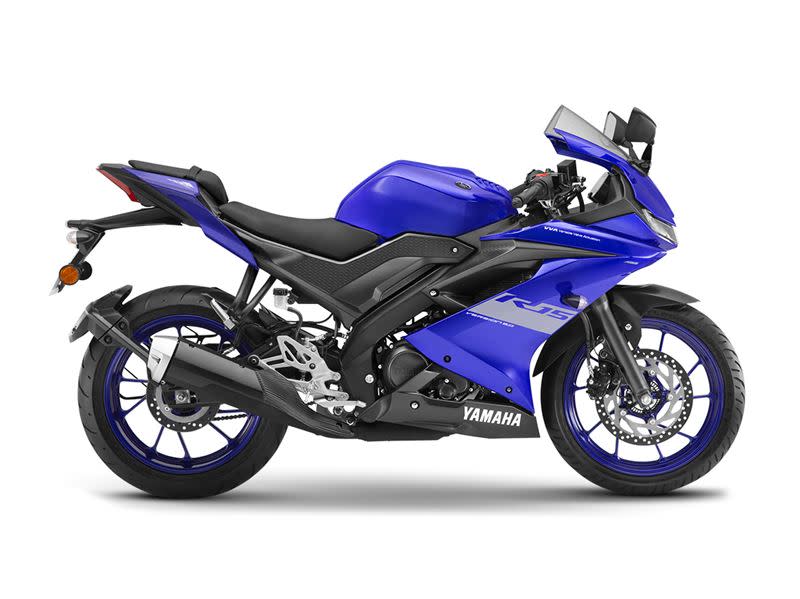 YAMAHA YZF-R15透過低風阻的空氣力學設計，營造重車級的視覺感受。（圖／翻攝自YAMAHA官網）