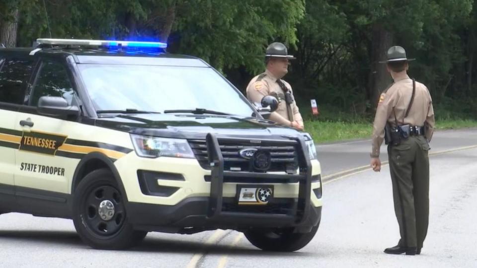 PHOTO: Authorities respond to a small plane crash in Willimanson County, Tennessee, May 15, 2024. (WKRN)