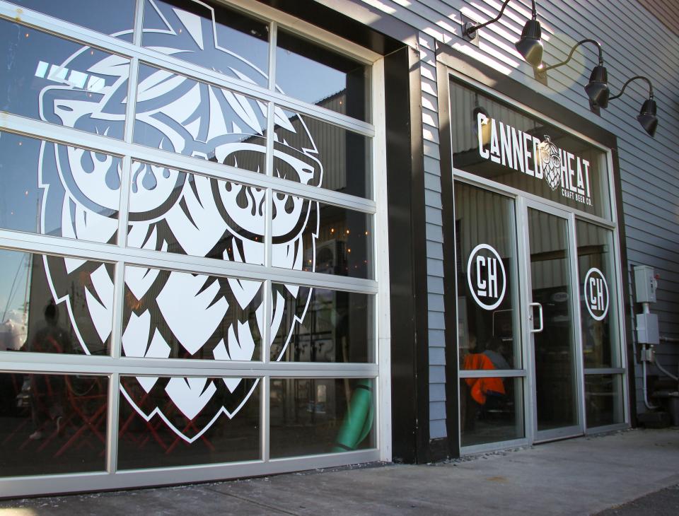 The brewery and taproom of Canned Heat Craft Beer is on Ferry Street in Fall River.