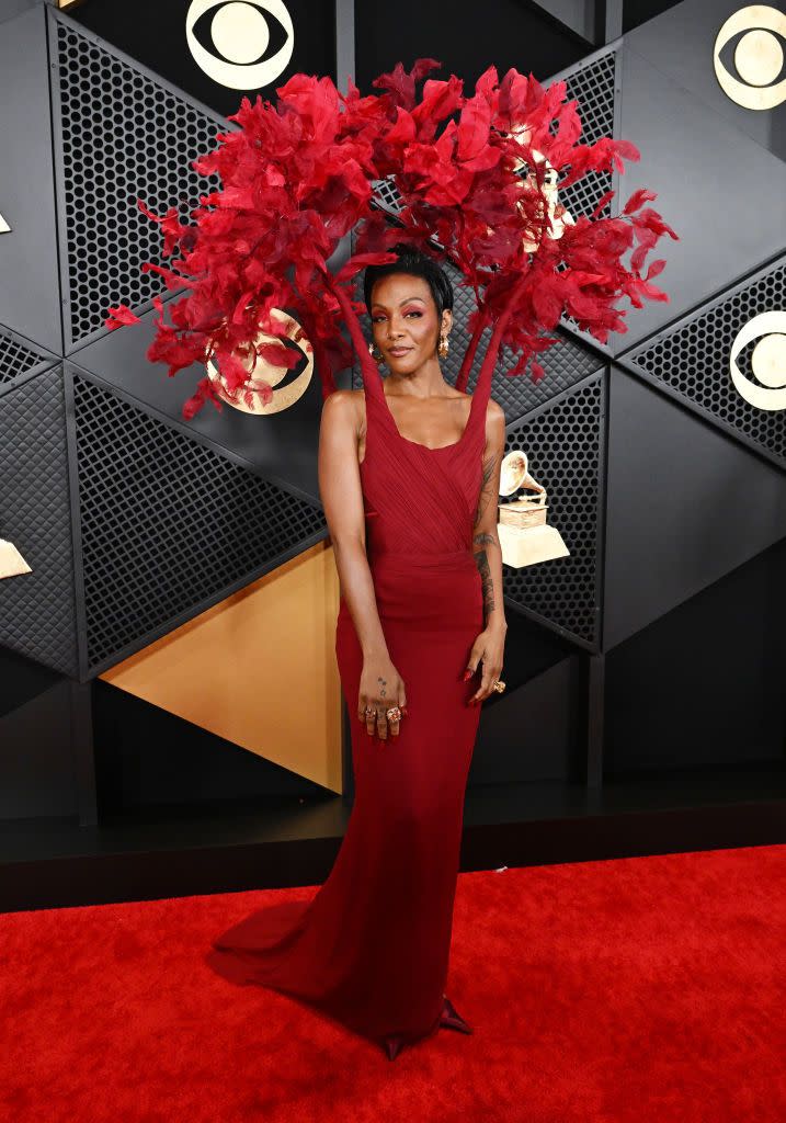 66th annual grammy awards arrivals dawn richard