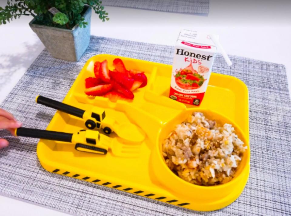 If you add a bit of fun to your kid's dinner, they might actually eat everything on their plate.<br /><br /><strong>Promising review:</strong> "My toddler is really into construction vehicles and when I served his breakfast in here he was so excited and couldn't wait to eat by himself. Great quality too! I'm very happy with my purchase. My 30-month-old toddler likes to eat now!" &mdash; <a href="https://www.amazon.com/dp/B07NVVFMZL?tag=huffpost-bfsyndication-20&amp;amp;ascsubtag=5871416%2C9%2C27%2Cd%2C0%2C0%2C0%2C962%3A1%3B901%3A2%3B900%3A2%3B974%3A3%3B975%3A2%3B982%3A2%2C16385641%2C0" target="_blank" rel="noopener noreferrer">Ks</a><br /><br /><strong>Get it from Amazon for <a href="https://www.amazon.com/dp/B07NVVFMZL?tag=huffpost-bfsyndication-20&amp;amp;ascsubtag=5871416%2C9%2C27%2Cd%2C0%2C0%2C0%2C962%3A1%3B901%3A2%3B900%3A2%3B974%3A3%3B975%3A2%3B982%3A2%2C16385641%2C0" target="_blank" rel="noopener noreferrer">$24.99</a> (available in seven colors).</strong>