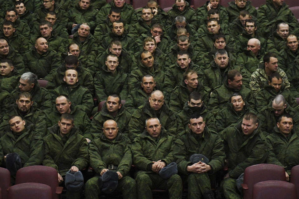 Russia Ukraine Military Operation Partial Mobilisation (Alexandr Kryazhev / Sputnik via AP)