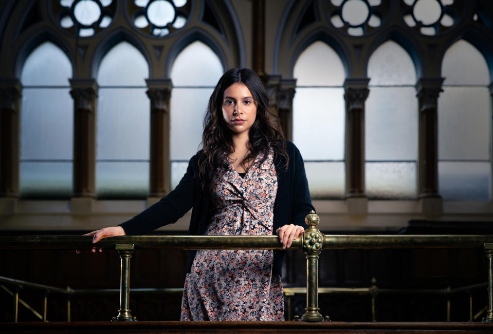 FROM ITV

STRICT EMBARGO
Print media - No Use Before Tuesday 5th April 2022
Online Media - No Use Before 0700hrs Tuesday 5th April 2022

Emmerdale - Ep 9334

Monday 11th April 2022

The village are on tenterhooks as the trial commences.  Tension spikes when Meena Jutla [PAIGE SANDHU] enters the courtroom, basking in the spotlight.

Picture contact - David.crook@itv.com

Photographer - Mark Bruce

This photograph is (C) ITV Plc and can only be reproduced for editorial purposes directly in connection with the programme or event mentioned above, or ITV plc. Once made available by ITV plc Picture Desk, this photograph can be reproduced once only up until the transmission [TX] date and no reproduction fee will be charged. Any subsequent usage may incur a fee. This photograph must not be manipulated [excluding basic cropping] in a manner which alters the visual appearance of the person photographed deemed detrimental or inappropriate by ITV plc Picture Desk. This photograph must not be syndicated to any other company, publication or website, or permanently archived, without the express written permission of ITV Picture Desk. Full Terms and conditions are available on  www.itv.com/presscentre/itvpictures/terms