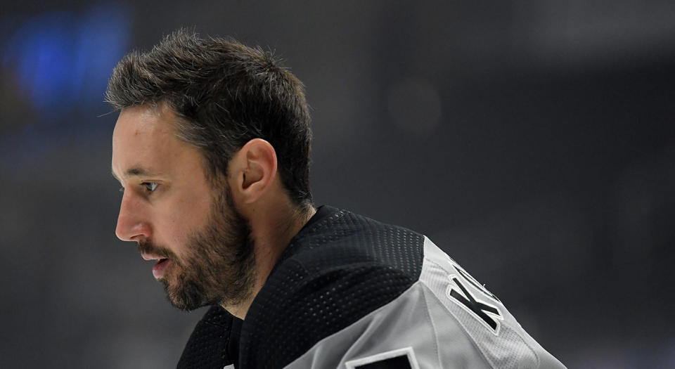 LOS ANGELES, CALIFORNIA - OCTOBER 12: Ilya Kovalchuk #17 of the Los Angeles Kings skates during warm up before the game against the Nashville Predators at Staples Center on October 12, 2019 in Los Angeles, California. (Photo by Harry How/Getty Images) 