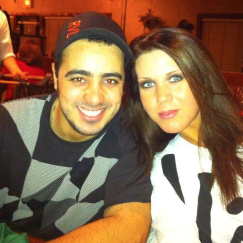 Samantha Sally and her late husband, Moussa Elhassani. (Photo: via Facebook)