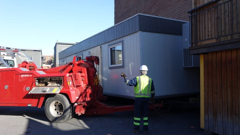 Injection trailer rolls into Shepherds of Good Hope lot