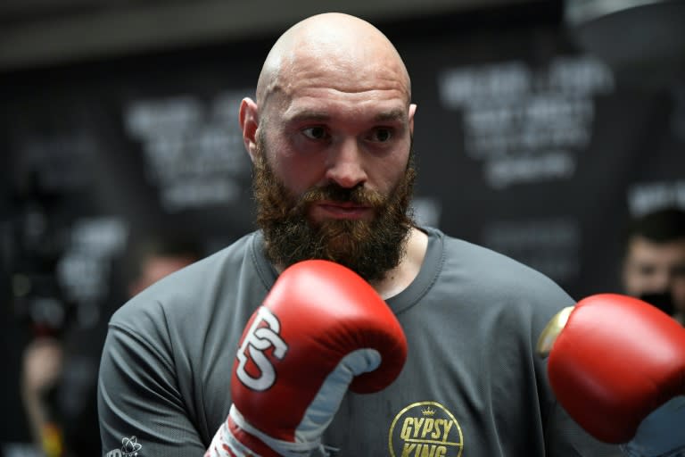 Tyson Fury, pictured October 2018, said he believes he rattled Wilder during their confrontation